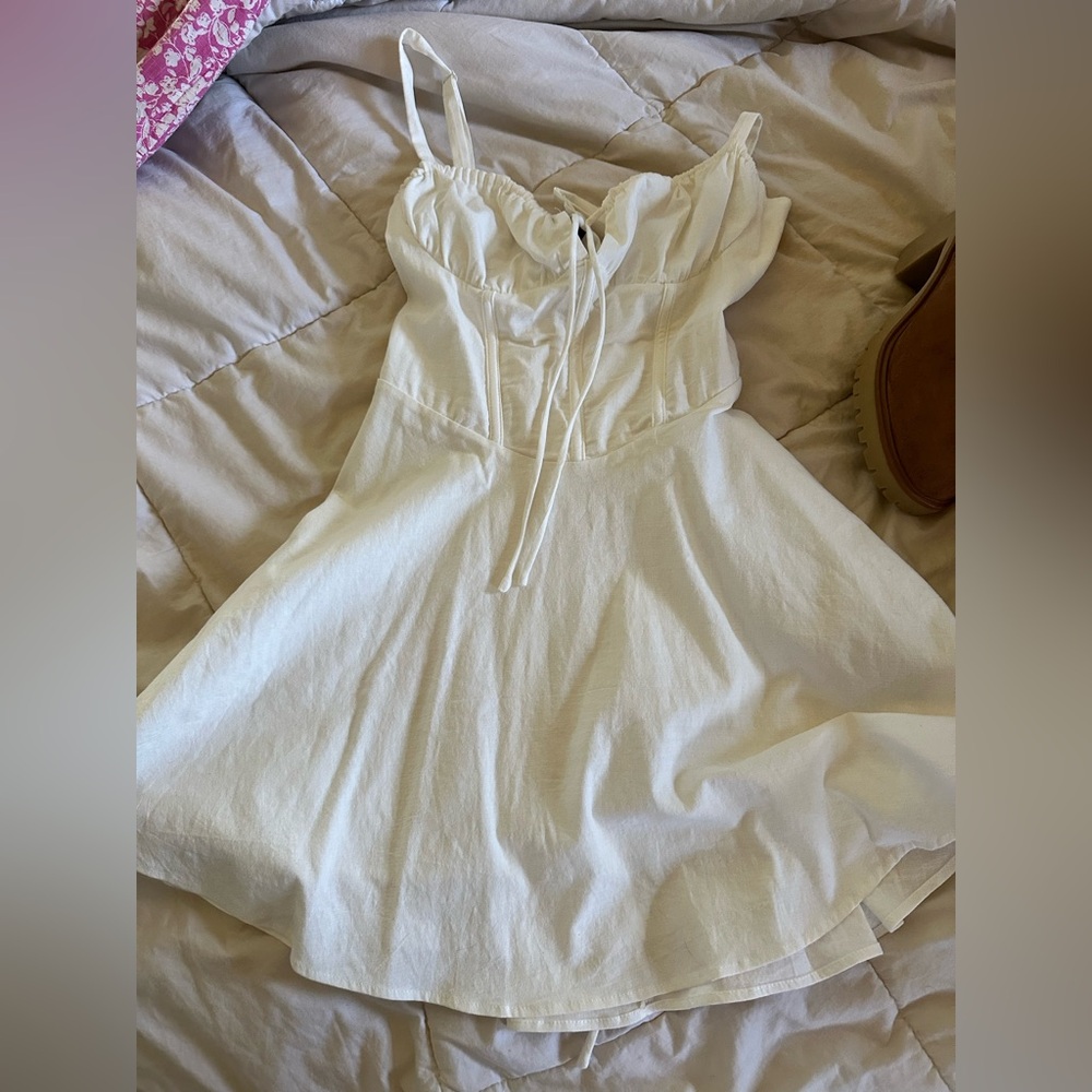 Windsor Elegant Cream Dress